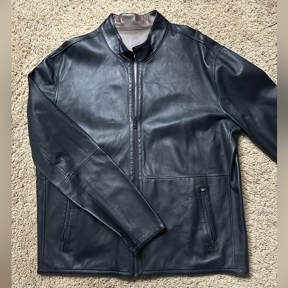Black Leather Jacket - Picture 1 of 2